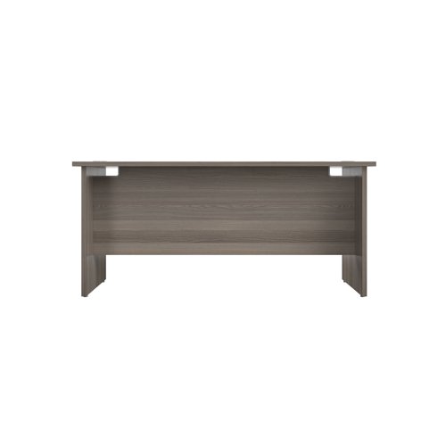 Jemini Rectangular Panel End Desk 1200x800x730mm Grey Oak KF804352 - KF804352