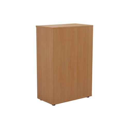 Jemini Wooden Cupboard 800x450x1200mm Beech KF810223 - VOW - KF810223 - McArdle Computer and Office Supplies