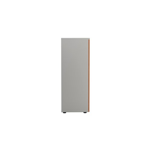 This Jemini Switch Cupboard provides a convenient storage solution for organised office filing. Complete with three shelves, this cupboard is suitable for filing and storing lever arch and box files and includes two lockable doors. The cupboard measures W800 x D450 x H1200mm and comes in a white finish and beech doors to complement the Jemini furniture range.