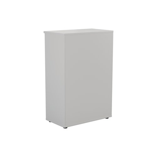 Jemini Wooden Bookcase 800x450x1200mm White KF810377 - VOW - KF810377 - McArdle Computer and Office Supplies