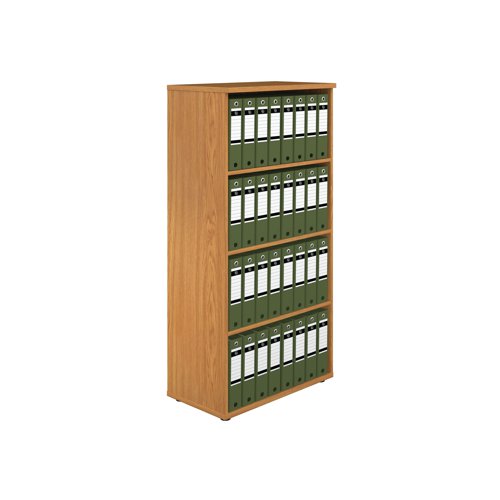 Jemini Wooden Bookcase 800x450x1600mm Nova Oak KF810537 - TC Group - KF810537 - McArdle Computer and Office Supplies