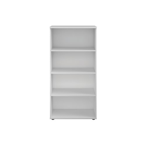 Jemini Wooden Bookcase 800x450x1600mm White KF810544 VOW