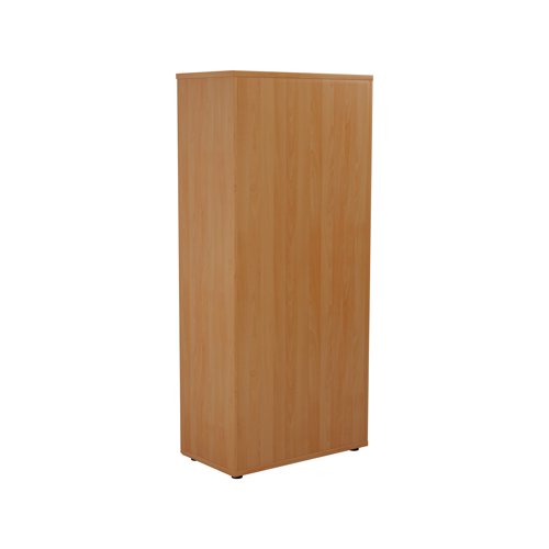 Jemini Wooden Cupboard 800x450x1800mm Beech KF810568 - VOW - KF810568 - McArdle Computer and Office Supplies