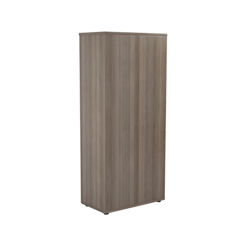 Jemini Wooden Cupboard 800x450x1800mm Grey Oak KF810582 KF810582