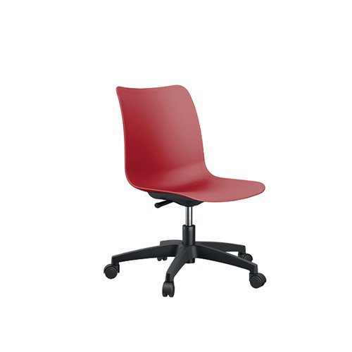 KF81076 Jemini Flexi Swivel Chair Red KF81076