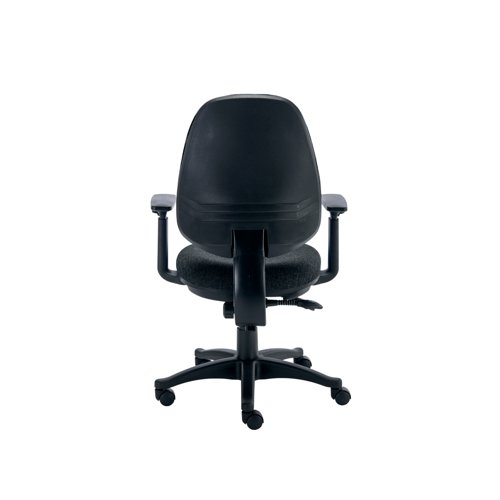 Astin Nesta Operator Chair with Adjustable Arms 590x900x1050mm Charcoal KF810777