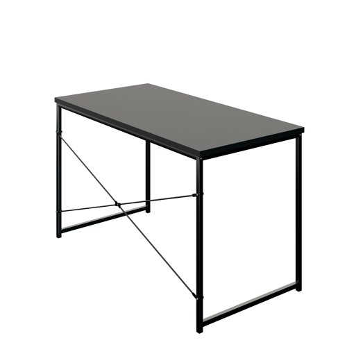 Okoform Rectangular Heated Desk 1200x600x733mm Black/Black KF81082