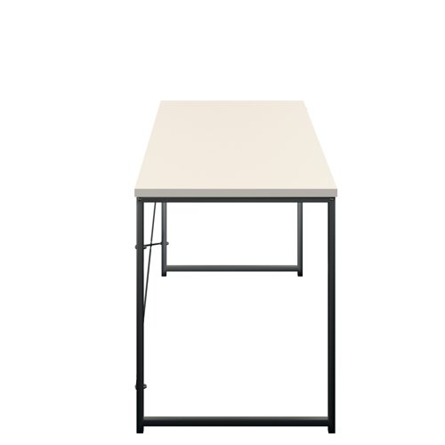 Okoform Rectangular Heated Desk 1200x600x733mm White/Black KF81087