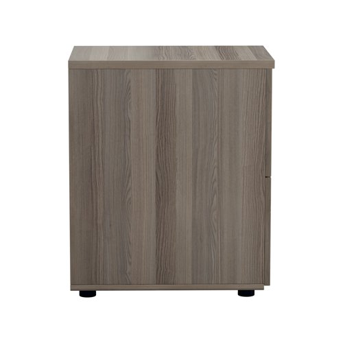 Jemini Essentials 2 Drawer Filing Cabinet 464x600x710mm Grey Oak KF81090 - KF81090