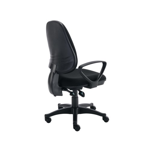 Astin Nesta Operator Chair with Fixed Arms 590x900x1050mm Black KF810947