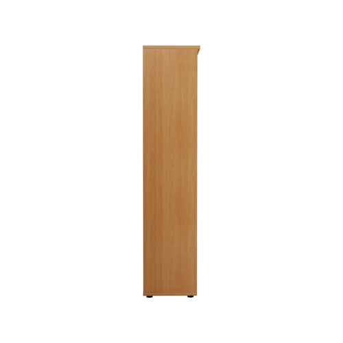 Jemini Wooden Bookcase 800x450x2000mm Beech KF811039 - VOW - KF811039 - McArdle Computer and Office Supplies