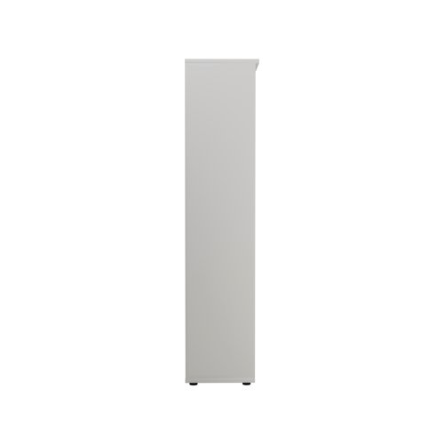 Jemini Wooden Bookcase 800x450x2000mm White KF811190 - VOW - KF811190 - McArdle Computer and Office Supplies
