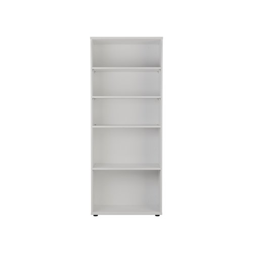 Jemini Wooden Bookcase 800x450x2000mm White KF811190 - KF811190