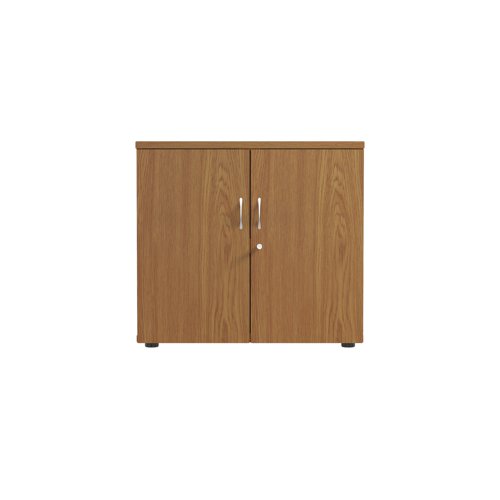 This Jemini Cupboard provides a convenient storage solution for organised office filing. Complete with one shelf, this cupboard is suitable for filing and storing lever arch and box files. The cupboard measures W800 x D450 x H700mm and comes in a nova oak finish to complement the Jemini furniture range.