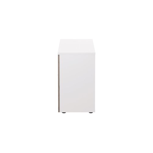 Jemini Wooden Cupboard 800x450x730mm White/Grey Oak KF811299