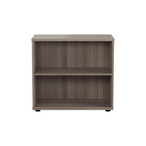 Jemini Wooden Bookcase 800x450x730mm Grey Oak KF811336 - VOW - KF811336 - McArdle Computer and Office Supplies