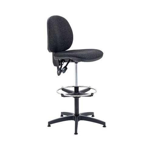 Arista Adjustable Draughtsman Chair Charcoal KF815148