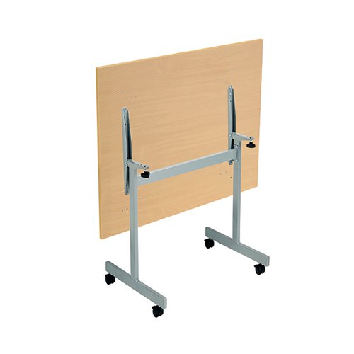 Jemini Rectangular Tilting Table 1200x800x720mm Nova Oak/Silver KF816807