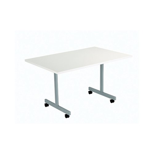 Jemini Rectangular Tilting Table 1200x800x720mm White KF816814