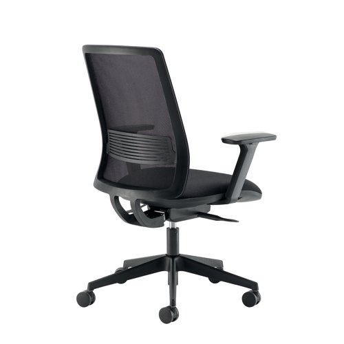 Cappela Nuevo Mesh Chair with Seat Slide and Height Adjustable Arms Black KF81906 Office Chairs KF81906