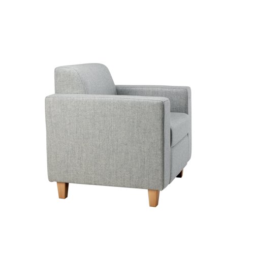 Avior Iceberg Band 1 Fabric Armchair with Wooden Feet KF81970 - VOW - KF81970 - McArdle Computer and Office Supplies