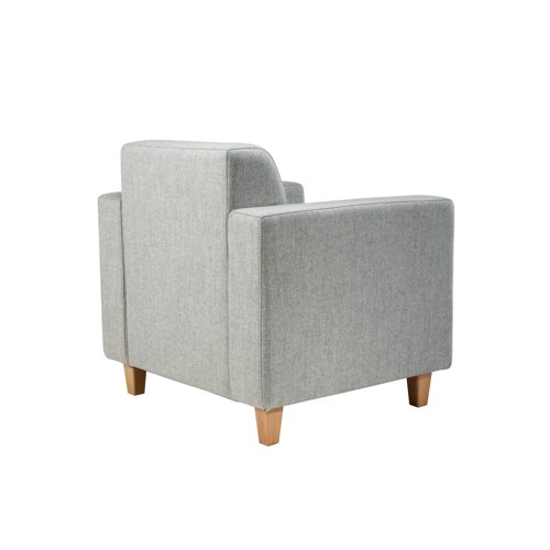 Avior Iceberg Band 1 Fabric Armchair with Wooden Feet KF81970 - VOW - KF81970 - McArdle Computer and Office Supplies
