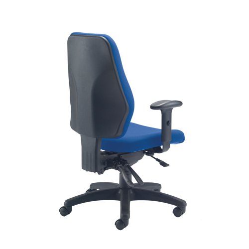 Avior Centro Call Centre Chair with 2D Adjustable Arms Fabric Royal Blue KF81974 - KF81974