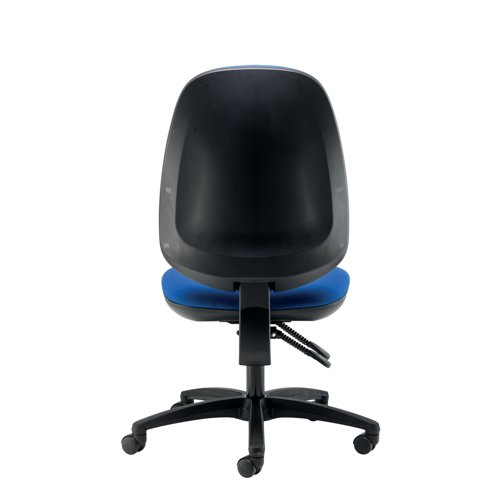 Cappela Campos High Back Posture Chair No Arms 2 Lever Mechanism Fabric Blue KF81987 Office Chairs KF81987