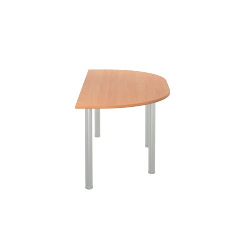 Jemini Semi Circular Multipurpose Table 1600x800x730mm Beech KF819899 - KF819899