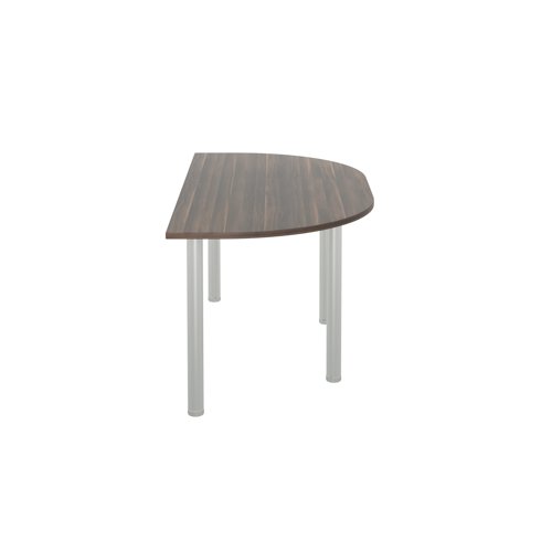 Jemini Semi Circular Multipurpose Table 1600x800x730 Walnut KF819905