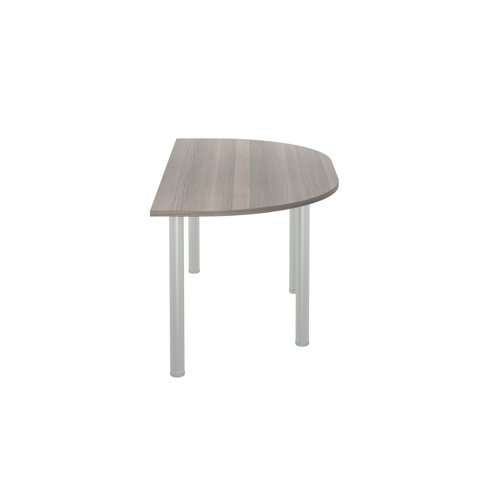 Jemini Semi Circular Multipurpose Table 1600x800x730 Grey Oak KF819912