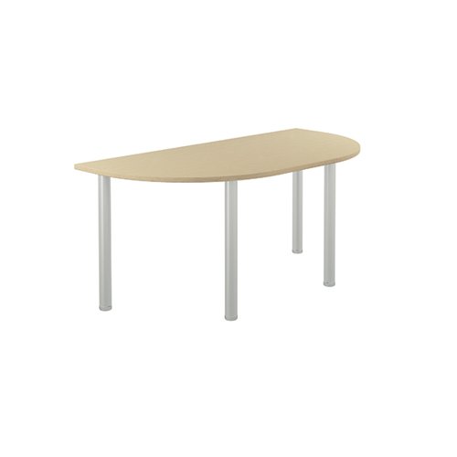 Jemini Semi Circular Multipurpose Table 1600x800x730mm Maple KF819929
