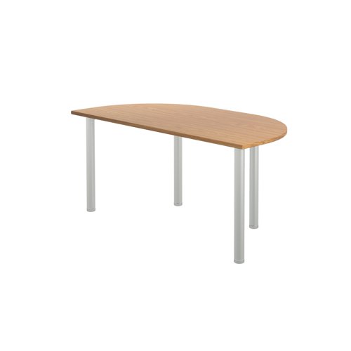 Jemini Semi Circular Multipurpose Table 1600x800x730 Nova Oak KF819936 - KF819936