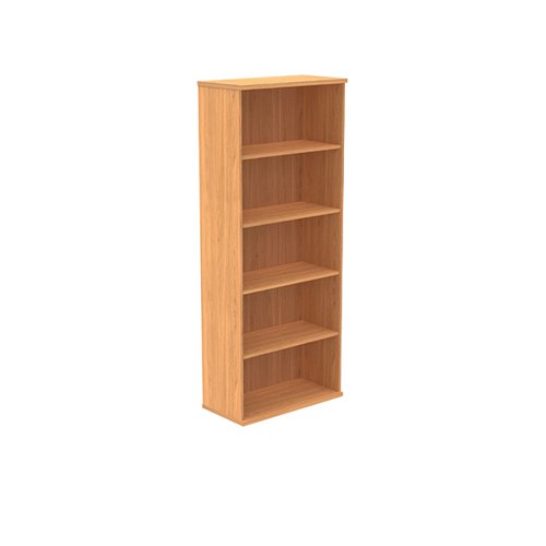 Polaris Bookcase 4 Shelf 800x400x1980mm Norwegian Beech KF821026