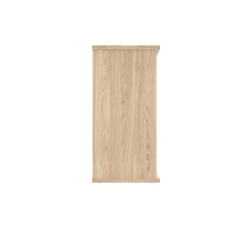 Polaris Bookcase 1 Shelf 800x400x816mm Canadian Oak KF821046 - VOW - KF821046 - McArdle Computer and Office Supplies
