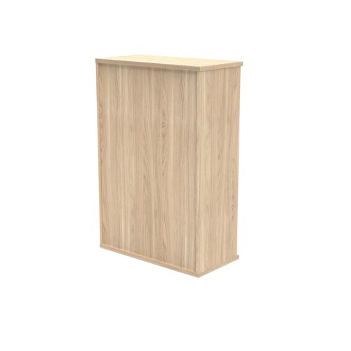 Polaris Bookcase 2 Shelf 800x400x1204mm Canadian Oak KF821056 - VOW - KF821056 - McArdle Computer and Office Supplies