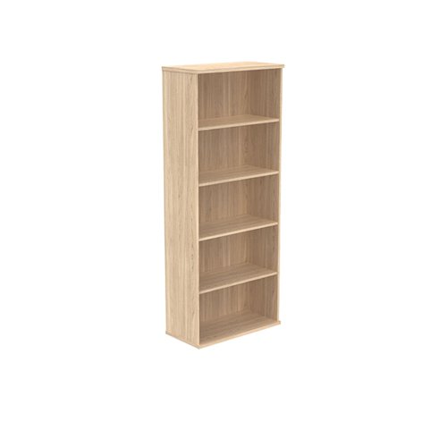 Polaris Bookcase 4 Shelf 800x400x1980mm Canadian Oak KF821076