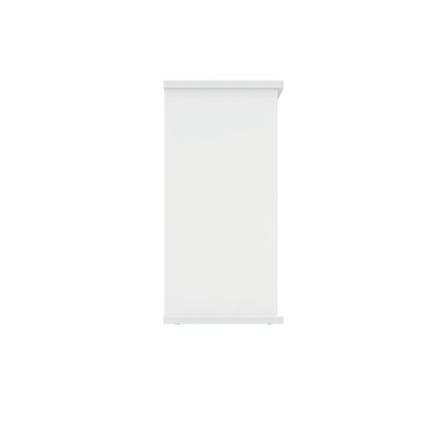 Polaris Bookcase 1 Shelf 800x400x816mm Arctic White KF821096 - VOW - KF821096 - McArdle Computer and Office Supplies
