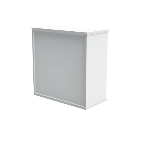 Polaris Bookcase 1 Shelf 800x400x816mm Arctic White KF821096 - KF821096