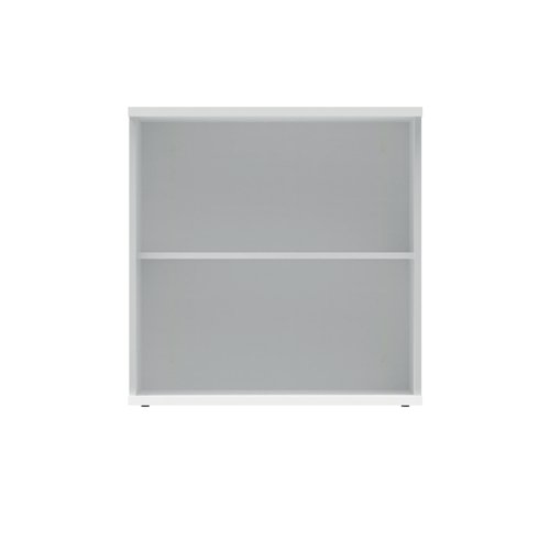 Polaris Bookcase 1 Shelf 800x400x816mm Arctic White KF821096 - VOW - KF821096 - McArdle Computer and Office Supplies