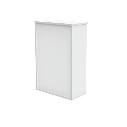 Polaris Bookcase 2 Shelf 800x400x1204mm Arctic White KF821106 Bookcases KF821106