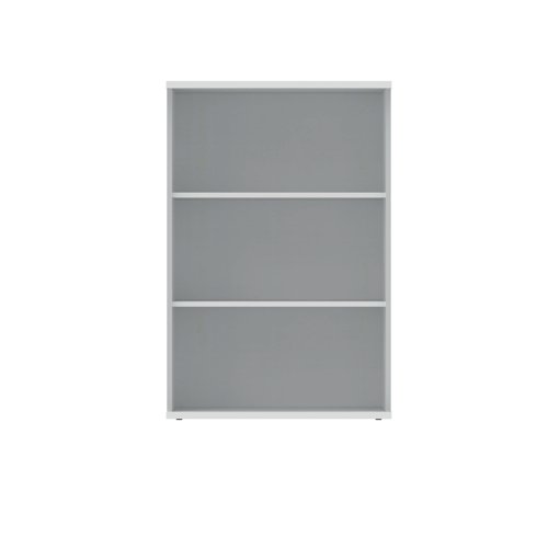 Polaris Bookcase 2 Shelf 800x400x1204mm Arctic White KF821106 - VOW - KF821106 - McArdle Computer and Office Supplies
