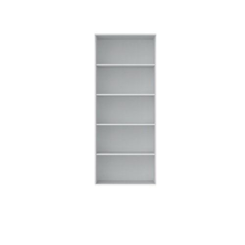 Polaris Bookcase 4 Shelf 800x400x1980mm Arctic White KF821126 Bookcases KF821126