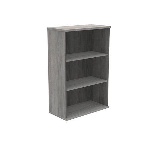 Polaris Bookcase 2 Shelf 800x400x1204mm Alaskan Grey Oak KF821156