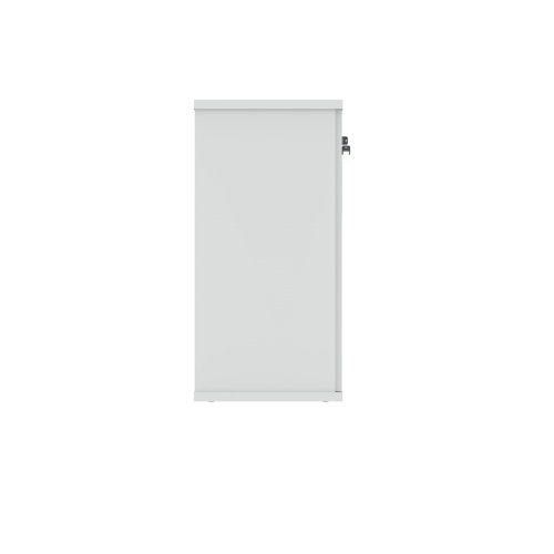 Polaris Cupboard Lockable 800x400x816mm Arctic White KF821296 Cupboards KF821296