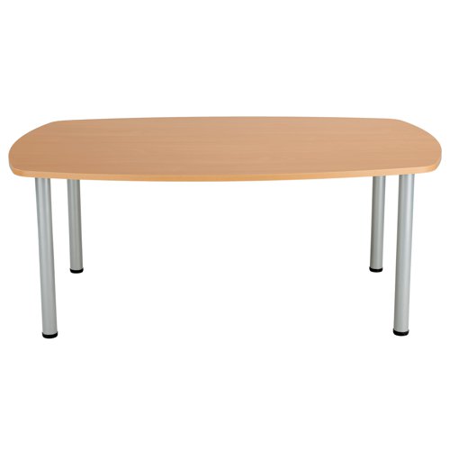 KF821823 Jemini Boardroom Table Pole Leg 1800x1200x730mm Beech KF821823