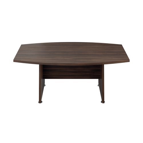 Avior Executive Boardroom Meeting Table 1800x1150x750mm Dark Walnut KF821885