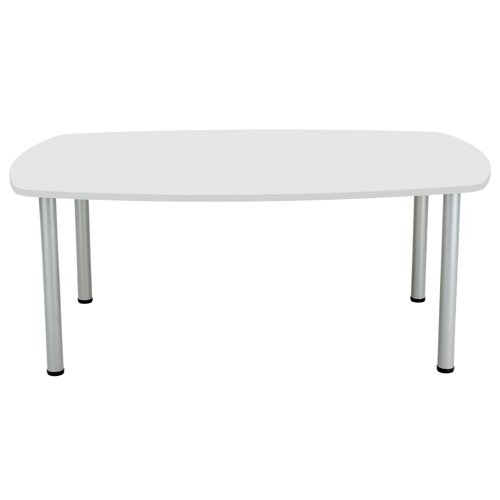 Jemini Boardroom Table Pole Leg 1800x1200x730mm White KF821922 - KF821922
