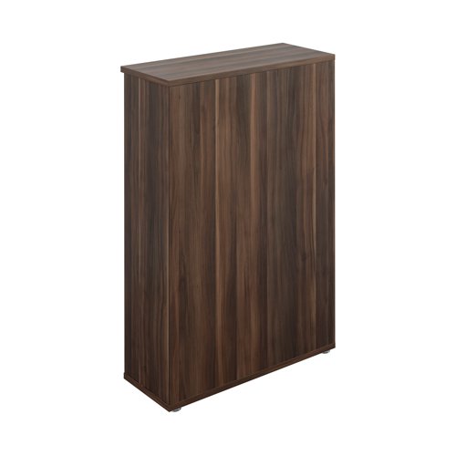 Avior Executive Bookcase 1005x404x1560mm Dark Walnut KF821946 - VOW - KF821946 - McArdle Computer and Office Supplies