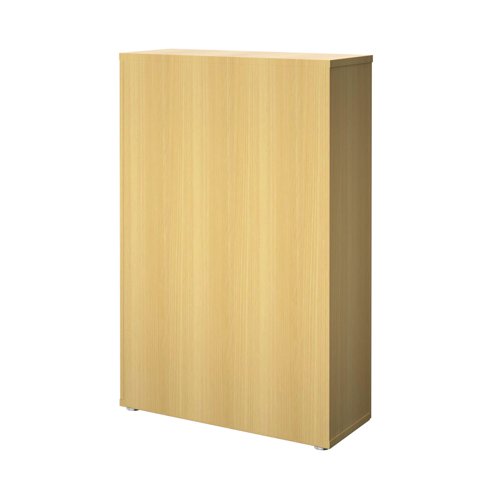 This Avior executive cupboard has two shelves. To protect sensitive files or your possessions, it has lockable double doors with silver handles.